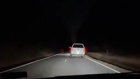 [oc] Pickup drivers are a nuisance- turns on light bar and high beams when I pass (repost)