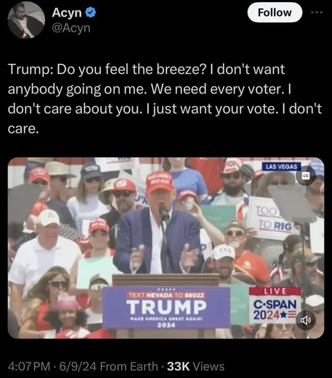 The crowd cheers widely. Wait what?