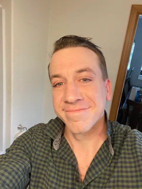 Hey! This is my first time posting. Products used: duke cannon face lotion, NYX bb cream, bareMinerals concealer, elf rose gold shadow palette, nyx on the rise mascara, airspun setting powder. In that order! I love doing this so much, any advice welcome.