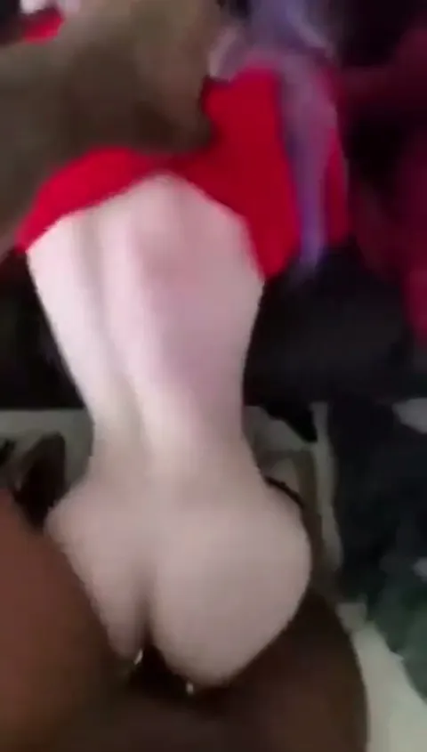 taking that BBC like a good snow bunny