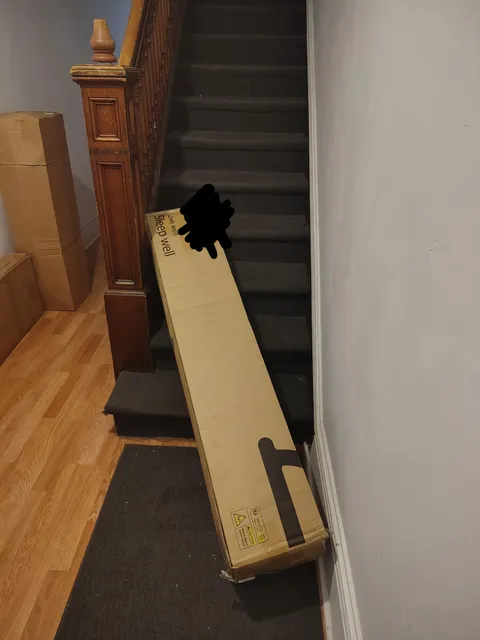 Ordered a mattress and found out I am too weak to carry it up to my bedroom