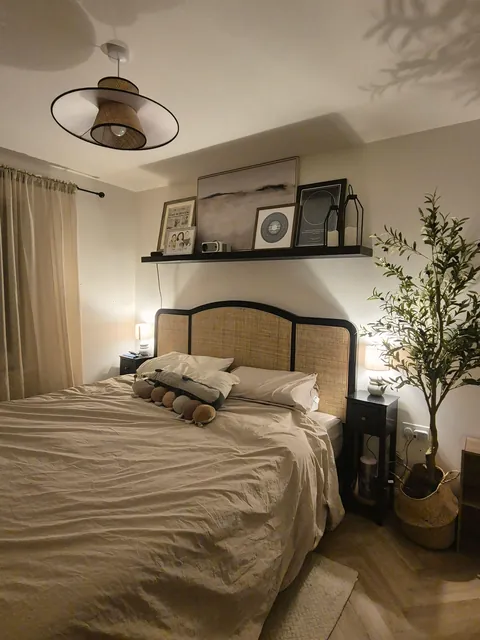 Bedroom transformation 6 months after moving in new house