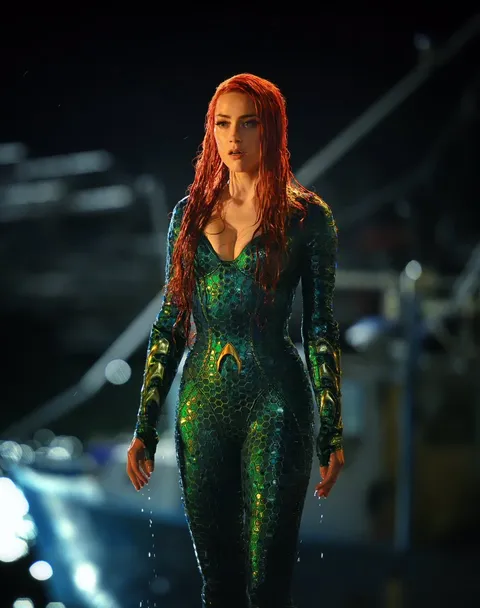 First behind the scenes look at Mera in upcoming Aquaman movie.