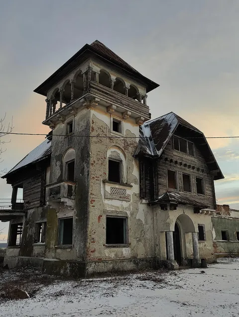 An abandoned 19th century manor with an insane backyard in Romania