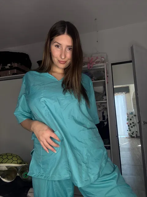 You can eat both my nurse titties and ass after my shift so you don’t have to choose