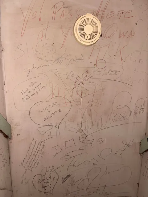 Signatures of party-goers from the 40s and 50s in my century y/o basement