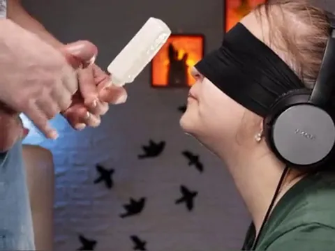 Girl denied for a cock to suck .