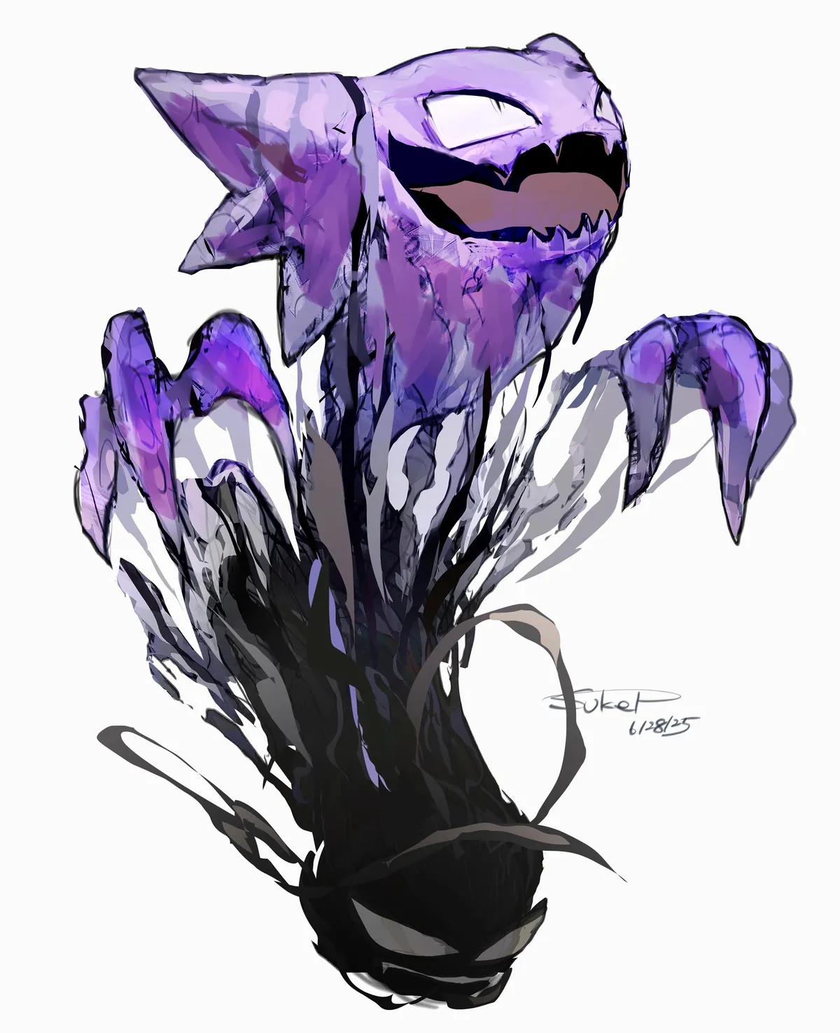 [OC] How I imagine Gastly line evolving!