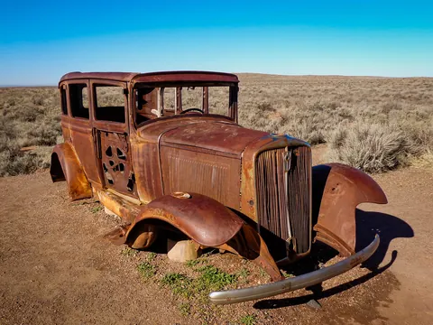 The Route 66 Petrified Forest National Park Studebaker