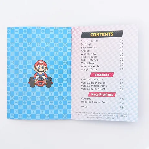 Some custom manuals, Mario Kart and Echoes of Wisdom 