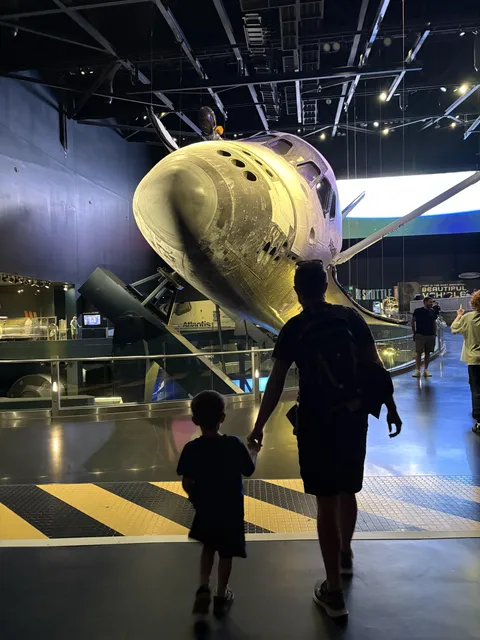Got to take my nephew Kennedy Space Center, and got one of my favorite photos ever.