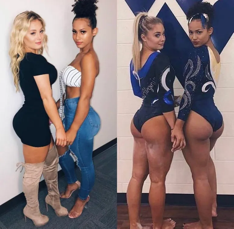 Gymnasts with booties
