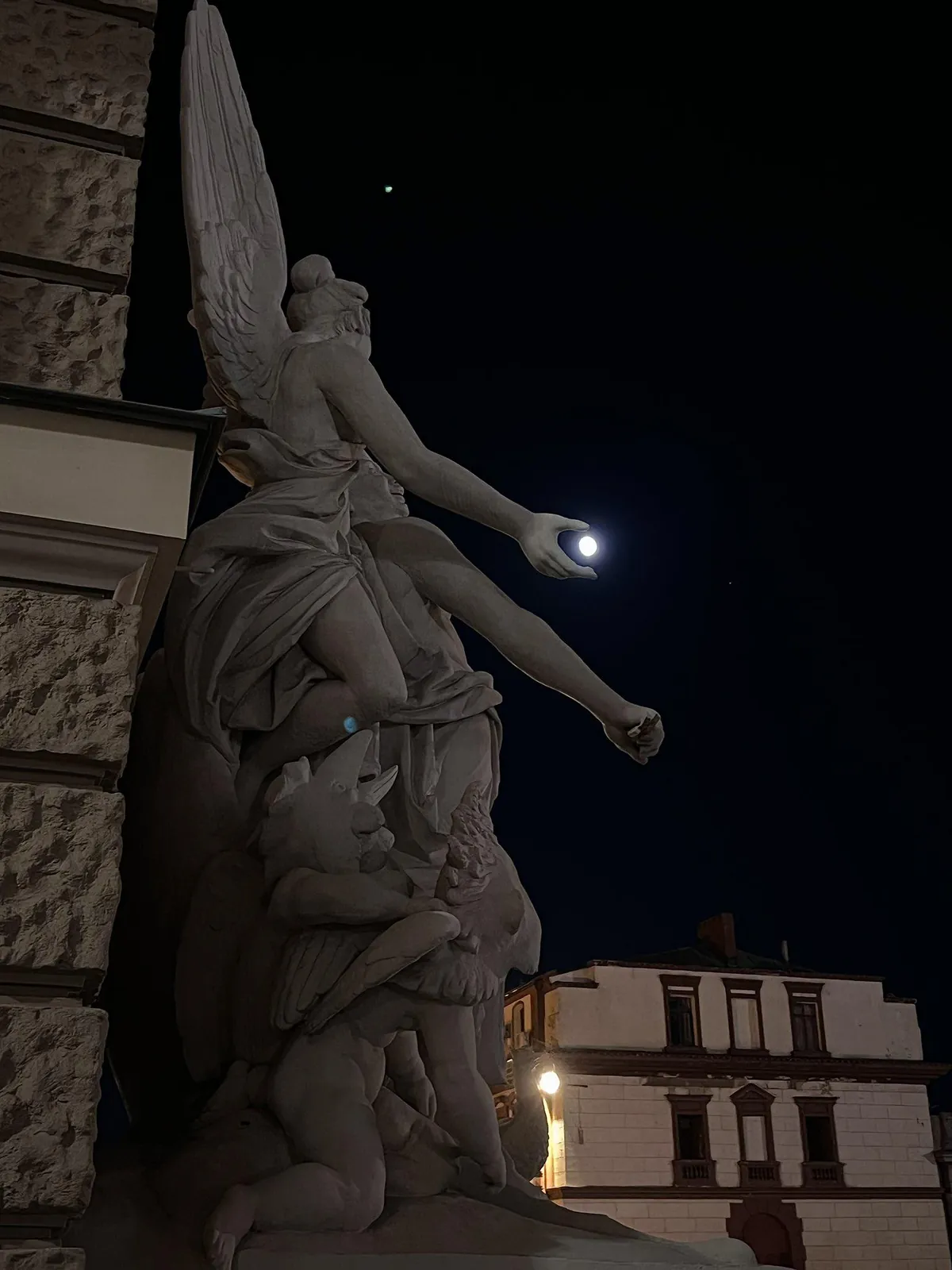 Odesa moon in the palm