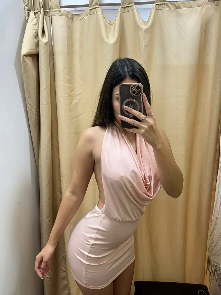 I love the way the dress looks on me, but without it too haha