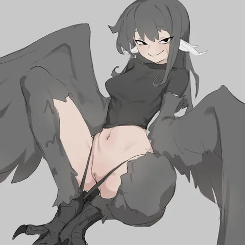 Harpies! From (thus0thus) You can find a majority of their art on Danbooru