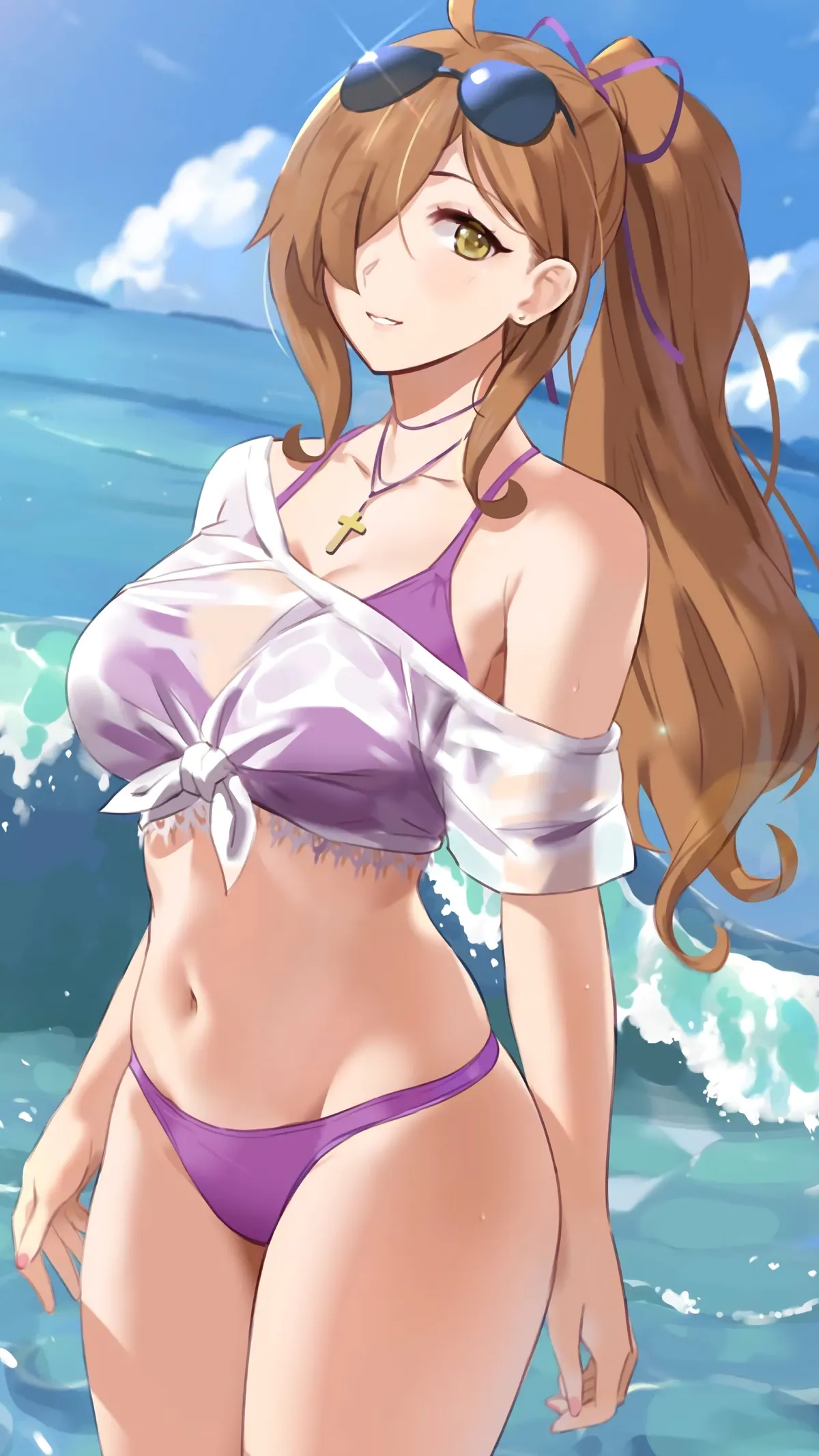"Summer Love" Wiz💖🏝[KonoSuba] (2250x4000)