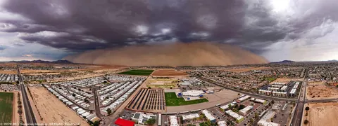 Tonight's Dust Storm (Haboob) Phoenix 7.13.26