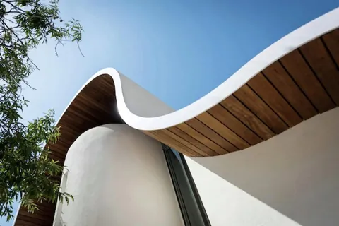 Futuristic Greek Orthodox Church by Greek architect Michail Georgiou - Paphos, Cyprus