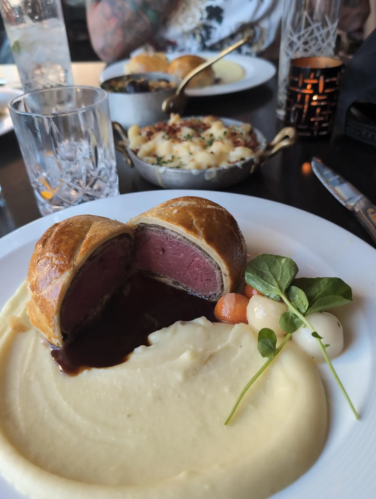 [I ate] Beef Wellington and Mac and Cheese