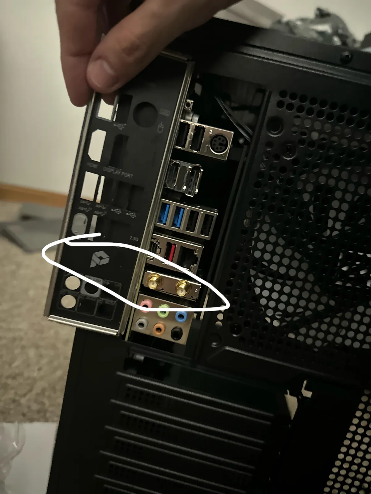 what do I even do? came with my motherboard and doesn’t even fit my motherboard.