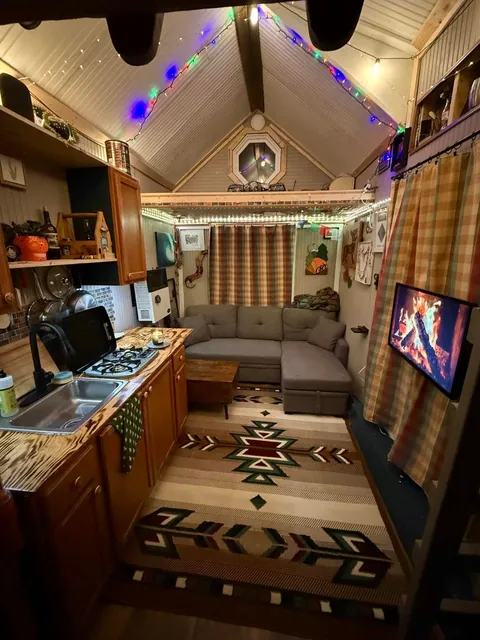 My buddy’s tiny home in the White Mountains of New Hampshire