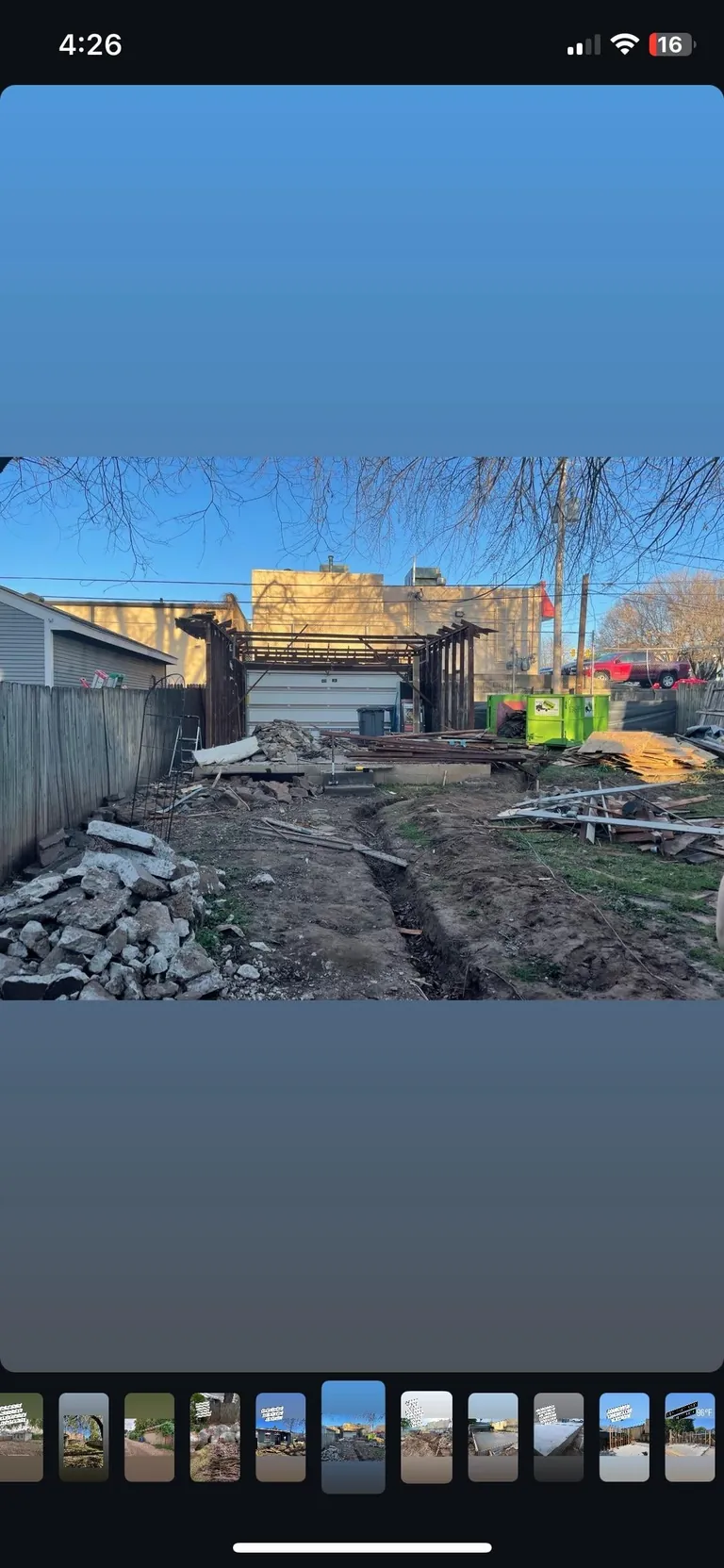 3 year garage/studio apartment build, cost ~$70,000 and one marriage