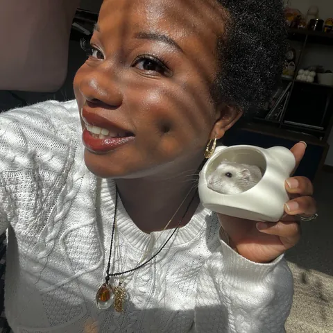 Hamster approved basic glam (swipe for pics w/ hammie 🐹)