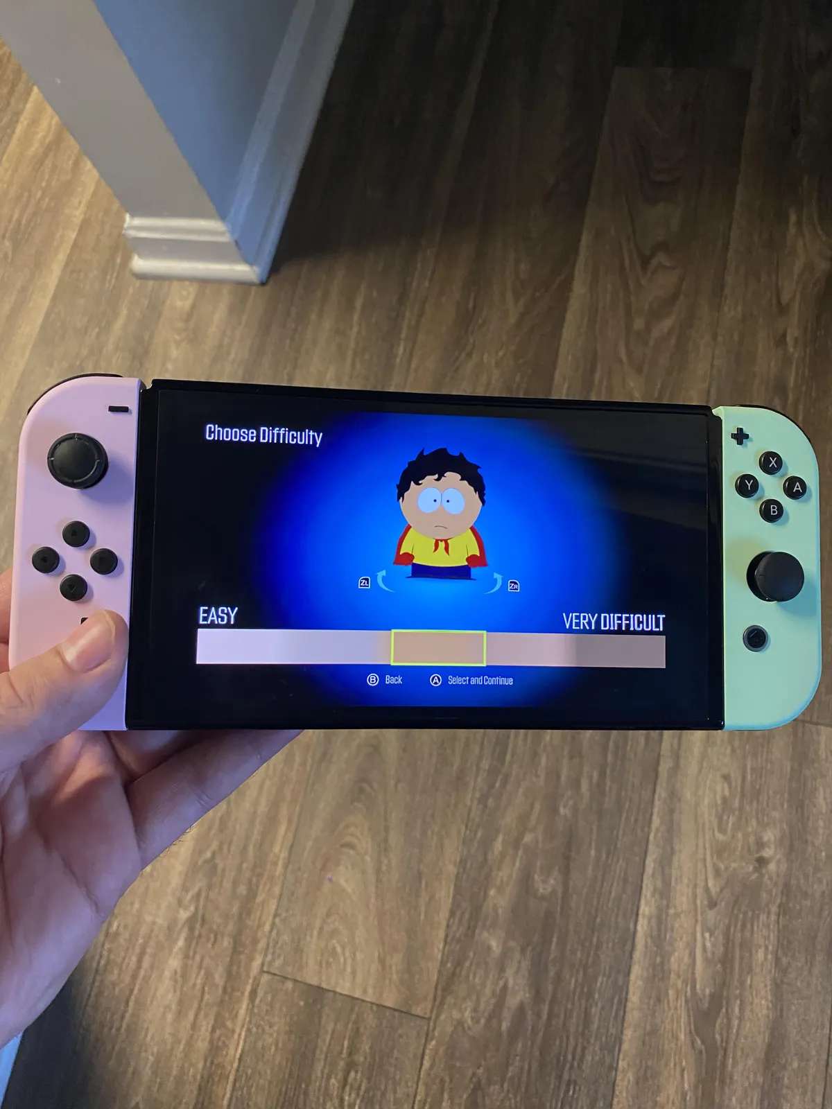 South Park The Fractured but Whole still has the funniest difficulty setting in any game. 