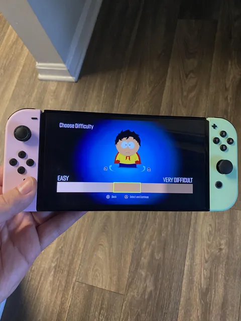 South Park The Fractured but Whole still has the funniest difficulty setting in any game. 