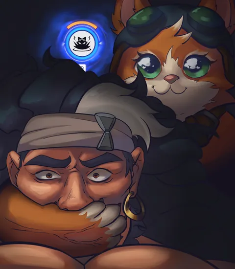 the honker vs a smol cat