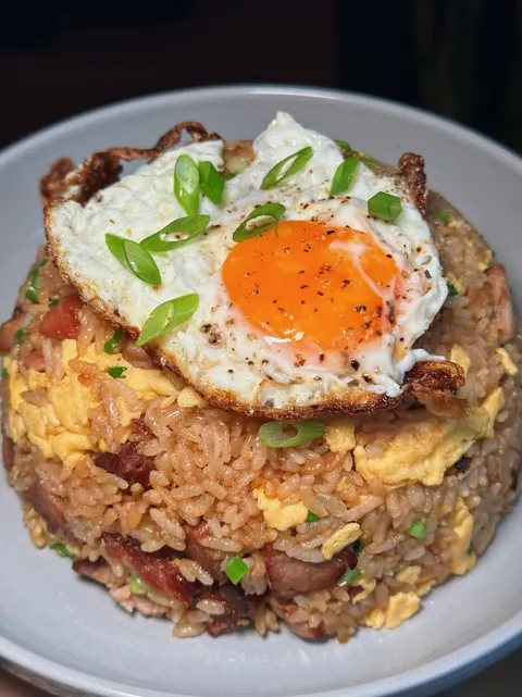[OC] Charsiu fried rice
