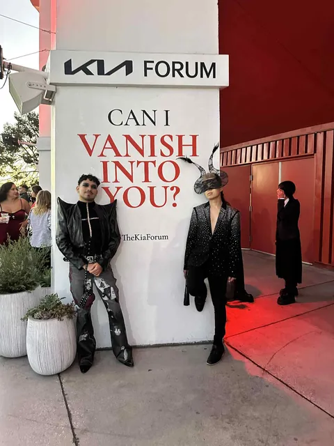 My husband and I at Lady Gaga concert