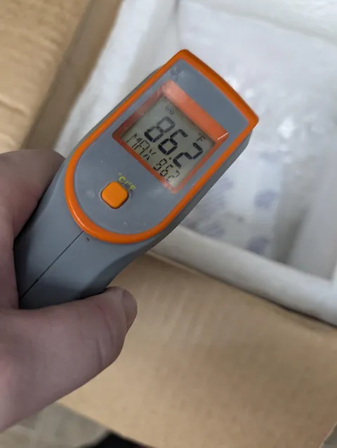 I ordered caviar for my birthday, package delayed in shipping. Arrived above 85⁰F. Paid for package insurance, but the 50% off sale is over.