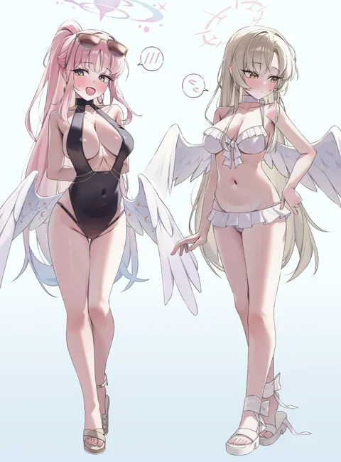 Swimsuit Mika &amp; Nagisa [Blue Archive] (UM111)