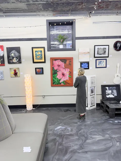 My mom had her first art gallery show today!! 🥲