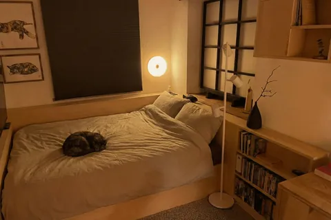 My girlfriend's minimalist bedroom