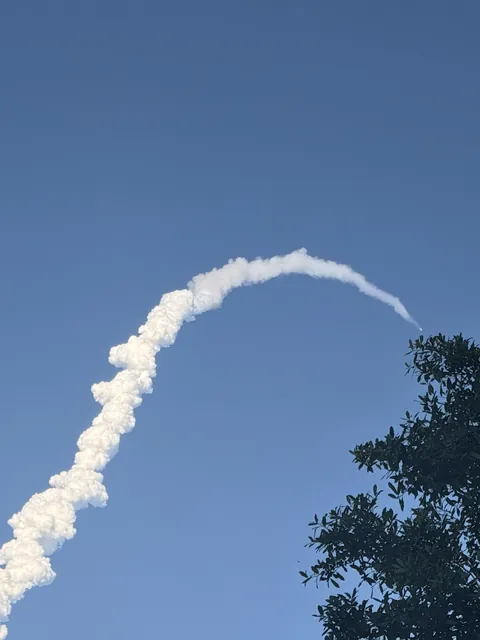 I got to watch Artemis 2 launch from my driveway.