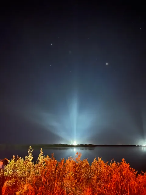 As I took this photo of Artemis I on the launch pad 4 hours before liftoff, I couldn’t help but feel like it was truly showing itself to be the beacon of a new age of space travel.