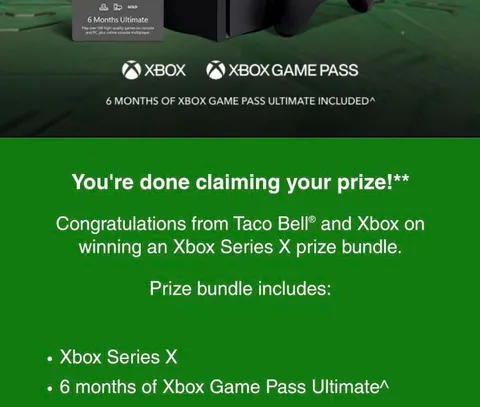 I bought 2 medium drinks online and got the Xbox. Never been so happy