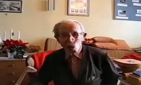 This old Finnish man is, Simo Häyhä, aka "The White Death", The Most Lethal Sniper in the World. He served Finland during the, "Winter War", 1939-1940 against the Soviet Union. He has 500 confirmed kills just with the Sniper alone. He never used a scope.