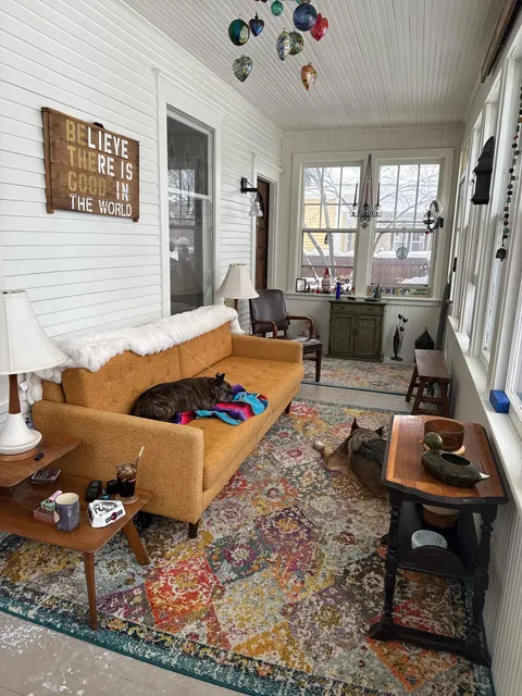 Porch update - we painted and we are getting the floors refinished this spring.