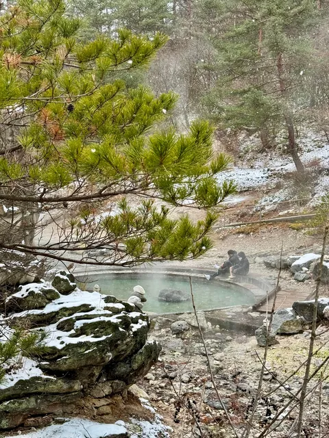 December in Kusatsu, one of the best onsen town in Japan