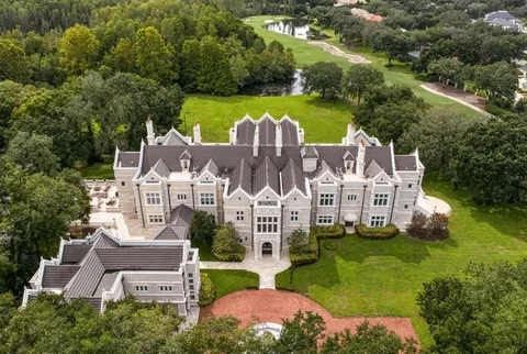 (OC) Mansion owned by church accused of making $50 million off 'slave' telemarketing (via my drone)