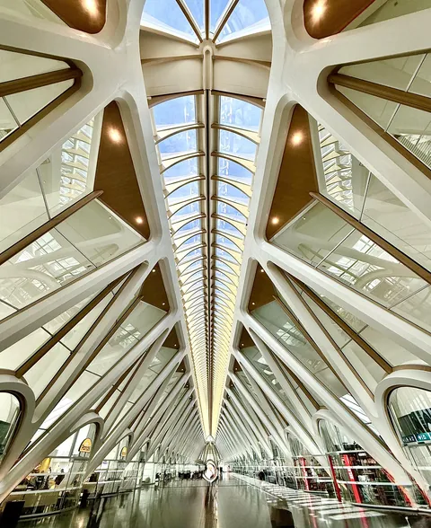 Interior, Mons railway station, Belgium
