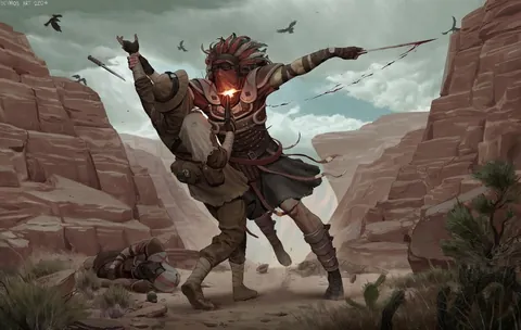 Fallout New Vegas, Deimos Art, digital painting, 2025