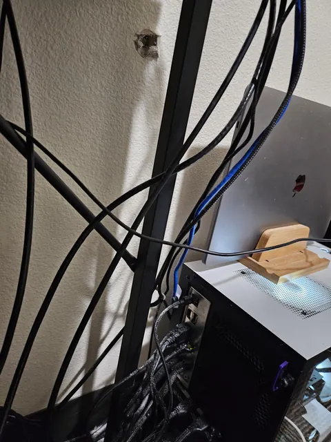 Someone shot my room, was inches away from losing everything