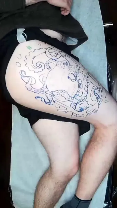 Octopus done by Vince at Mystic Owl in Kennesaw, GA