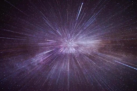 I took this photo of the Milky Way by zooming out during a 30 second exposure