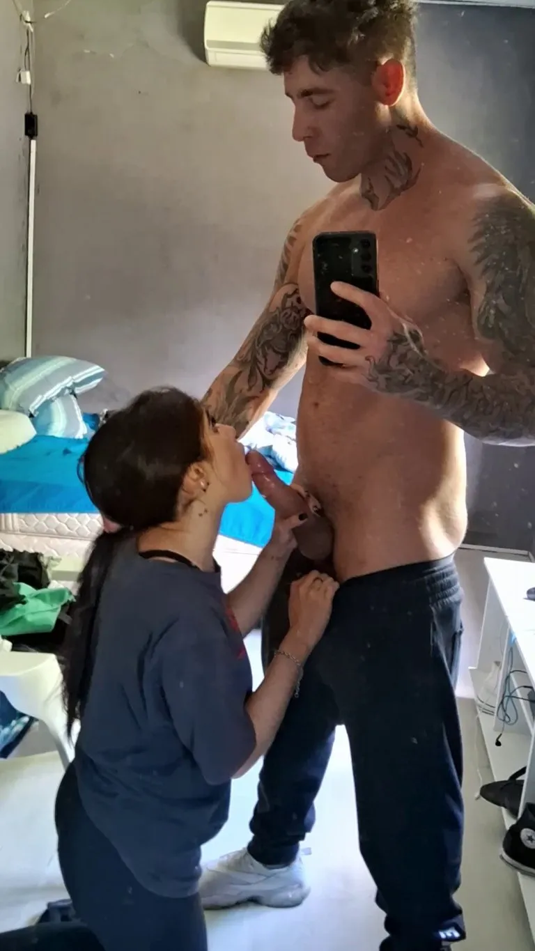 My cuckold husband kept asking me if the bull he was fucking was prettier than him, so this was the video answer... "yes, he's prettier than you and he has the biggest cock I've ever seen."