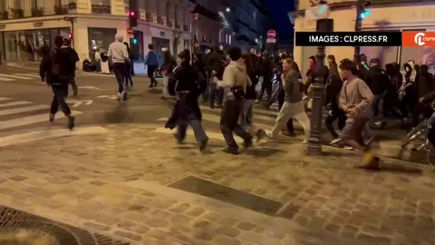  Far-left radicals are rioting in Paris over the "far-right" landslide